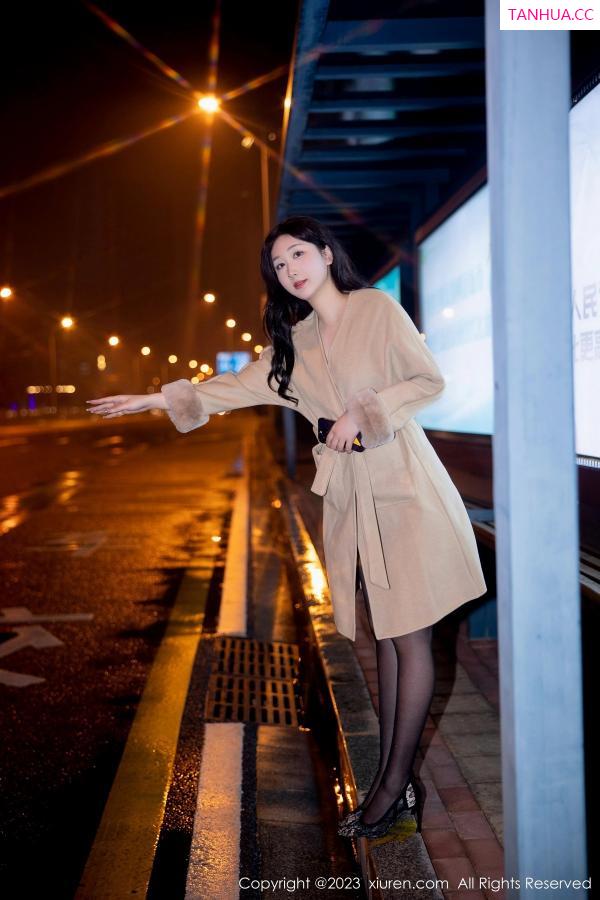 江真真  [XiuRen]高清写真图 2023.03.16 No.6424 江真真 黑丝美臀第62张图片